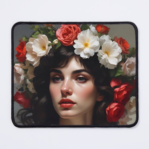 Item preview, Woman with flowers designed and sold by MK26Designs.