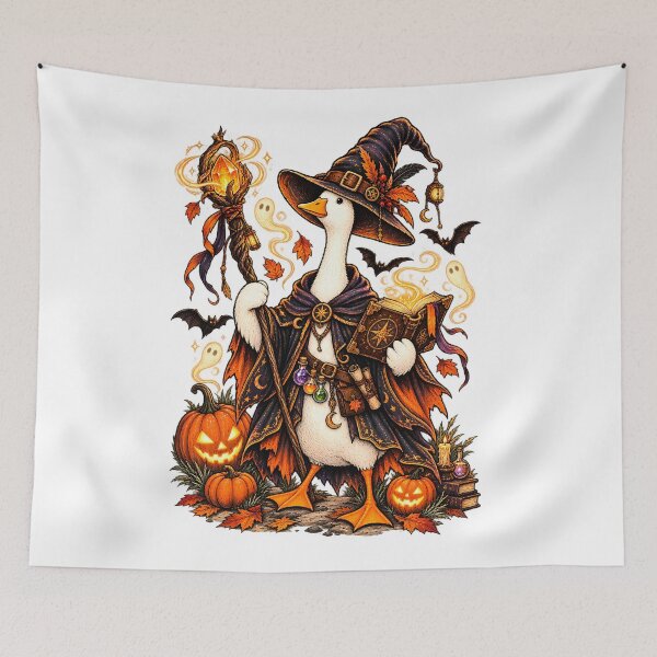 Item preview, Halloween Wizard Goose – Wizard RPG with pumpkins and magic designed and sold by J-Impression.