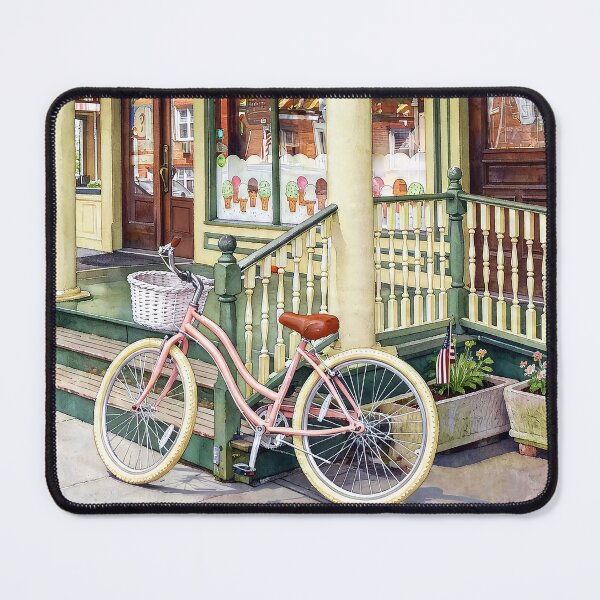 Item preview, Ocean Grove NJ – Bicycle in Front of Ice Cream Shop designed and sold by Susan Savad.