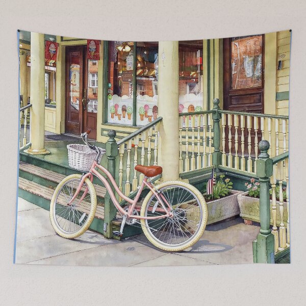 Item preview, Ocean Grove NJ – Bicycle in Front of Ice Cream Shop designed and sold by Susan Savad.