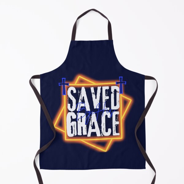 Item preview, Saved By His Grace - Redemption Bible Verse Quote - Gifts For Grandma - Navy Blue designed and sold by Doiemacreations.