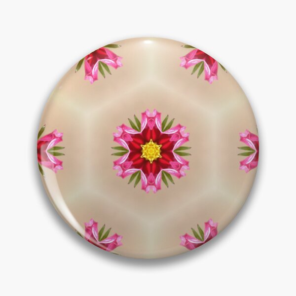 Item preview, Floral Hexagon Mandala designed and sold by SilentBloomLab.