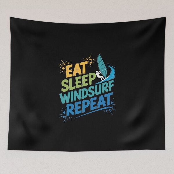 Item preview, Eat Sleep Windsurf Repeat designed and sold by jkrphoto.
