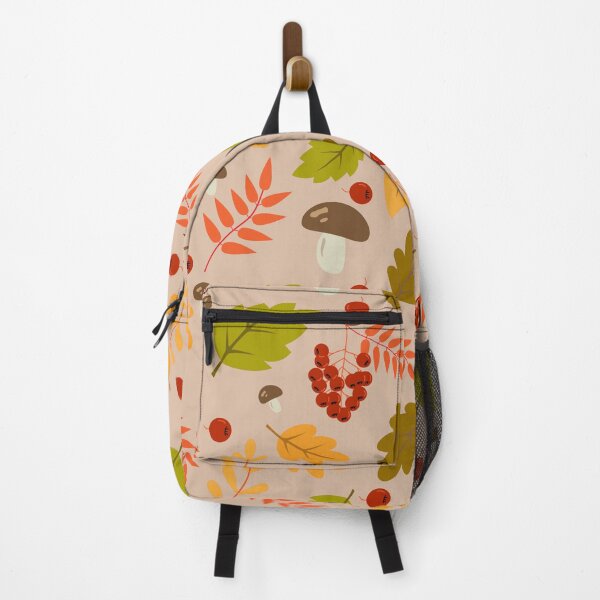 Item preview, Autumn Leaves and Rowan Berries Botanical Pattern designed and sold by ElenMart.