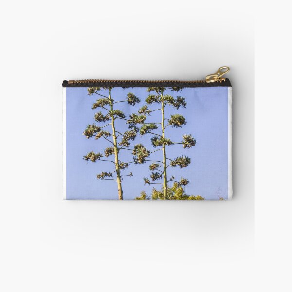 Item preview, Tall Agave Plants with Flowers Against a Clear Blue Sky designed and sold by Nmallia.
