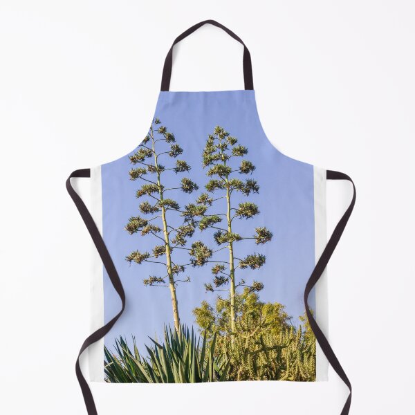 Item preview, Tall Agave Plants with Flowers Against a Clear Blue Sky designed and sold by Nmallia.