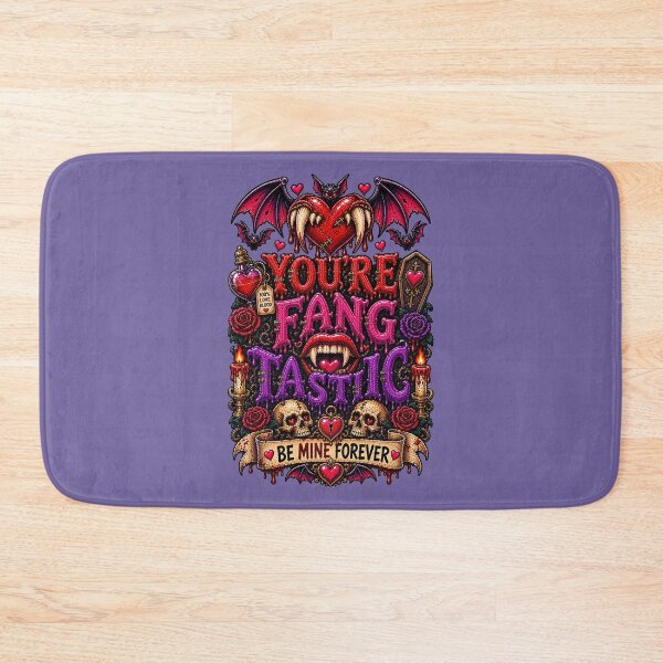 Item preview, DARK LOVE ❤️ - MONSTER ROMANCE COLLETION -  VAMPIRE LOVE - YOU'RE FANGTASTIC - BE MINE FOREVER v3 designed and sold by WheelieGdArt.