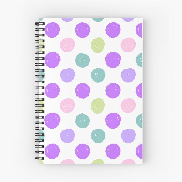 Item preview, Polka dots Fun Cool Tones designed and sold by shannondoucette.