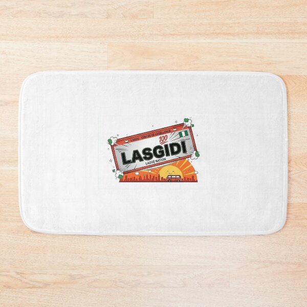 Item preview, Lasgidi Lagos Nation Retro Nigerian License Plate designed and sold by Pleasant4Life.