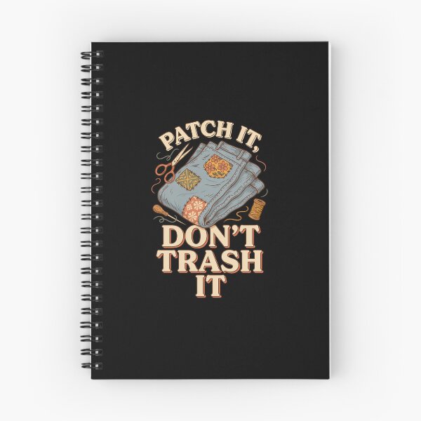 Item preview, Patch It Don't Trash It designed and sold by Daily Mood Tees.
