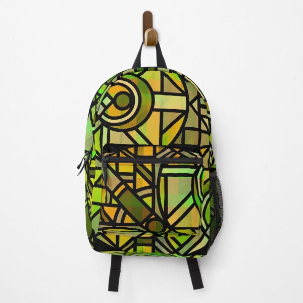 Item preview, Cathedral Flower - Stained Glass Yellow & Orange Pattern designed and sold by JayMakesTiktok.