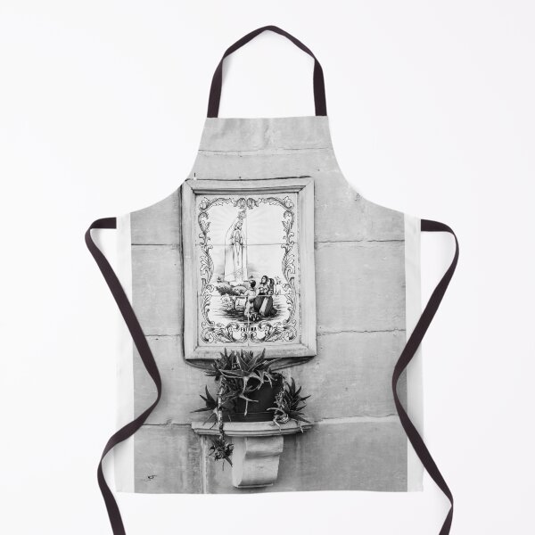 Item preview, Black and White Religious Artwork Hanging on a Historic Wall Surface designed and sold by Nmallia.
