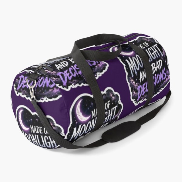 Item preview, Made Of Moonlight And Bad Decisions Purple Gothic Sticker designed and sold by Scro-Ciob-Shop.