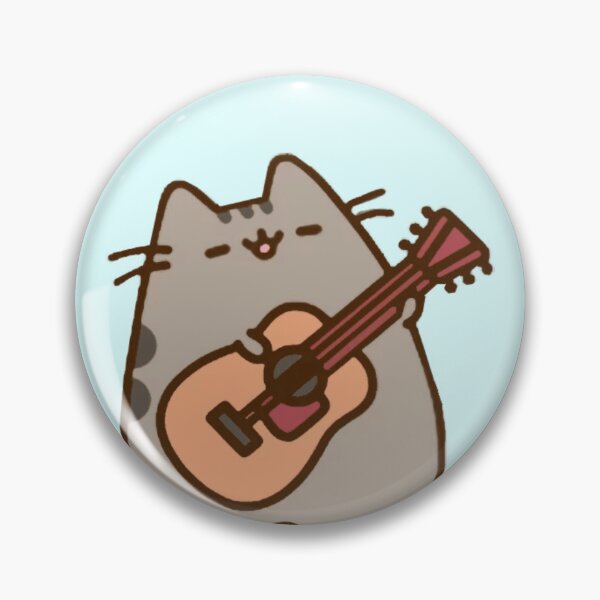 Item preview, guitar pusheen!!! designed and sold by PLANET-VEE.