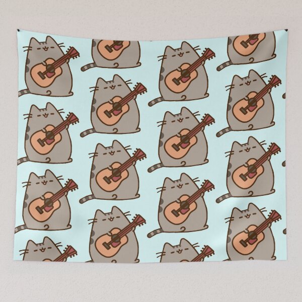 Item preview, guitar pusheen!!! designed and sold by PLANET-VEE.