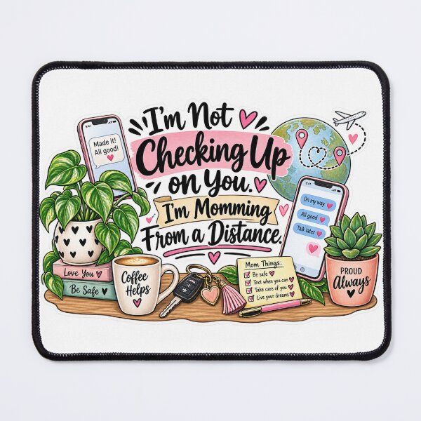 Item preview, I’m Not Checking Up on You, I’m Momming From a Distance – Funny Mom Saying designed and sold by CottageGardenCo.