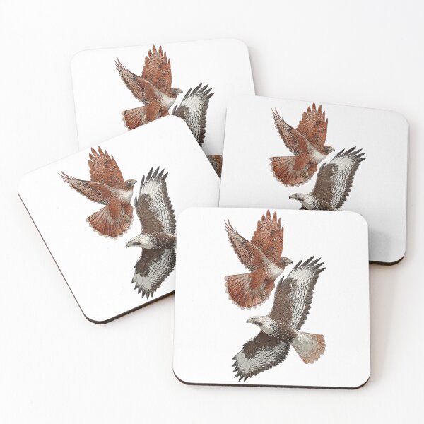 Item preview, Majestic Eagle and Hawk in Flight  designed and sold by LC&LCPlatform.