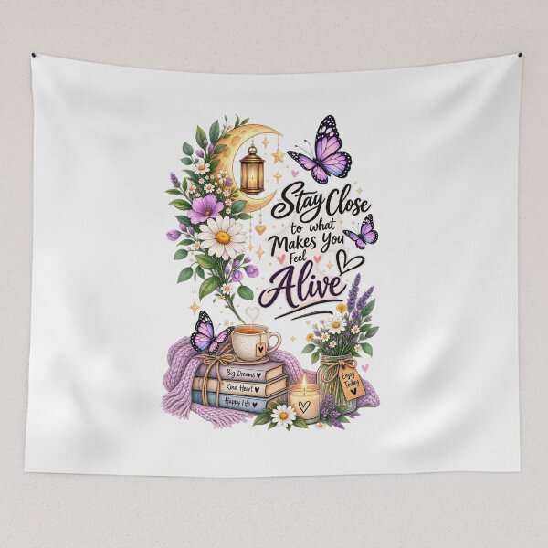 Item preview, Butterfly Garden Floral Aesthetic – Bloom With Grace designed and sold by ✨ Daily Vibe Studio ✨.