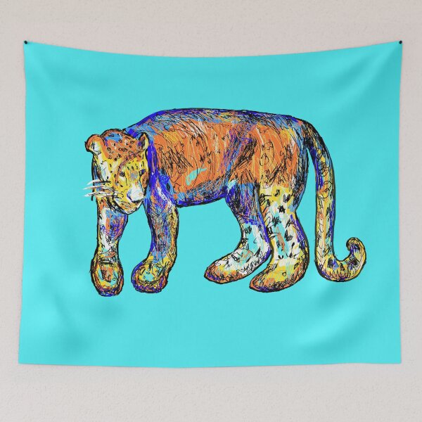 Item preview, The Leopard at the zoo designed and sold by SHARON NAKAR.