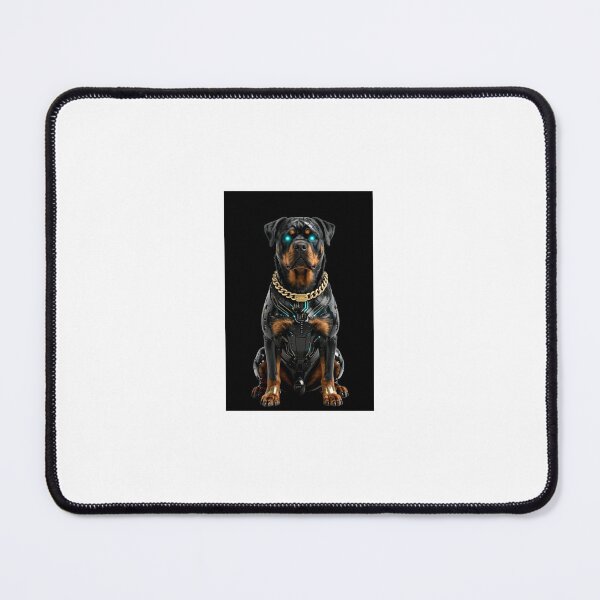 Item preview, The Vantablack Rottweiler - Dark Luxury Guard Dog & Elite Art designed and sold by Chrome cinematic.