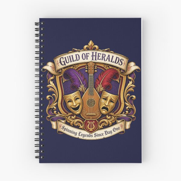Item preview, Guild of Heralds - Bard Minstrel Guild Crest RPG Meme designed and sold by Dice_Goblin_Studio.