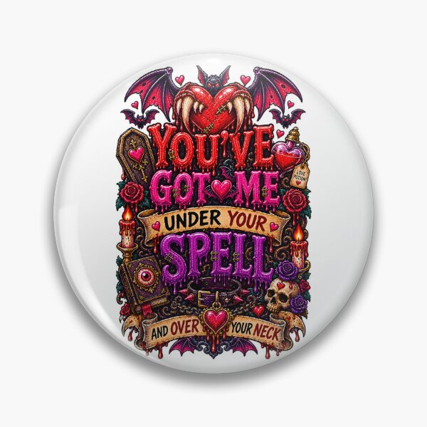 Item preview, DARK LOVE ❤️ - MONSTER ROMANCE COLLETION - VAMPIRE LOVE - YOU'VE GOT ME UNDER YOUR SPELL - AND OVER YOUR NECK designed and sold by WheelieGdArt.