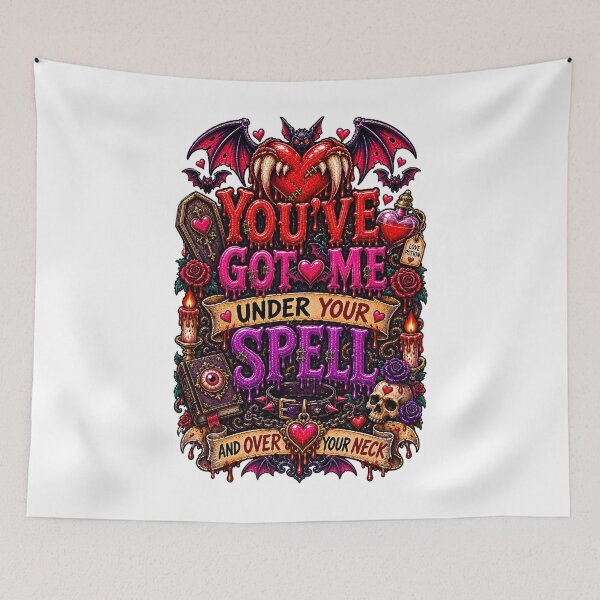 Item preview, DARK LOVE ❤️ - MONSTER ROMANCE COLLETION - VAMPIRE LOVE - YOU'VE GOT ME UNDER YOUR SPELL - AND OVER YOUR NECK designed and sold by WheelieGdArt.