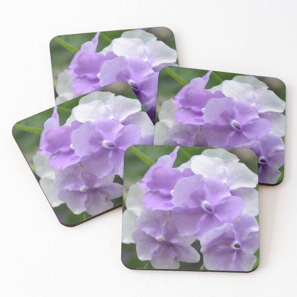 Item preview, Soft Purple and White Yesterday Today Tomorrow Blooms designed and sold by MiraNadaPrints.