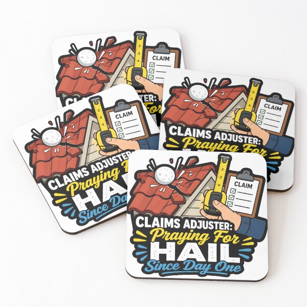 Item preview, Claims Adjuster Praying For Hail Since Day One Roof Measuring Tape designed and sold by CleverRaccoon.