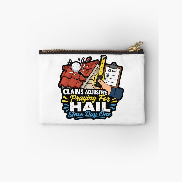 Item preview, Claims Adjuster Praying For Hail Since Day One Roof Measuring Tape designed and sold by CleverRaccoon.