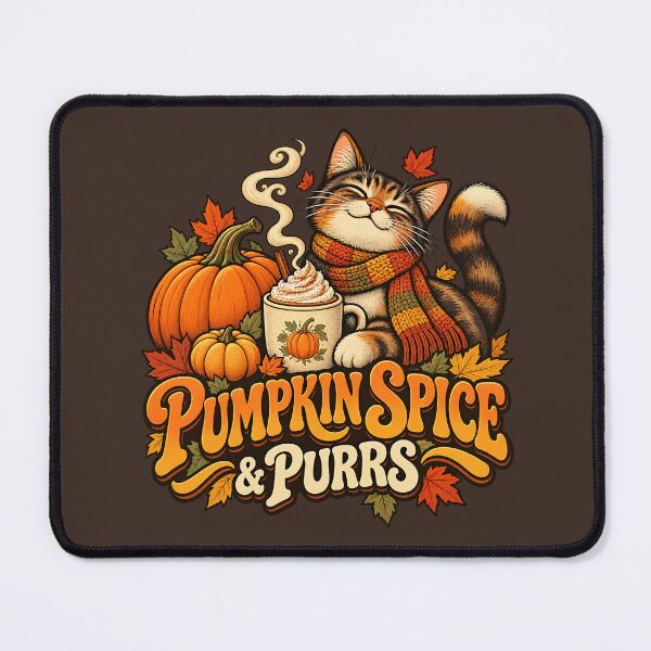 Item preview, Pumpkin Spice & Purrs designed and sold by Cut & Paste Productions.