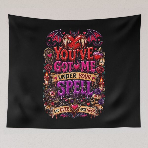 Item preview, DARK LOVE ❤️ - MONSTER ROMANCE COLLETION -  VAMPIRE LOVE - YOU'VE GOT ME UNDER YOUR SPELL - AND OVER YOUR NECK v2 designed and sold by WheelieGdArt.