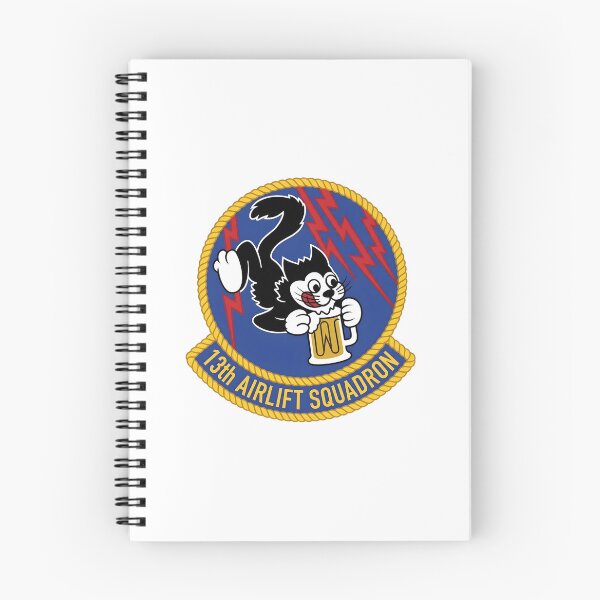 Item preview, USAF 13th Airlift Squadron "Grim Reapers / Lucky 13" Emblem Patch designed and sold by CharlieDesings.