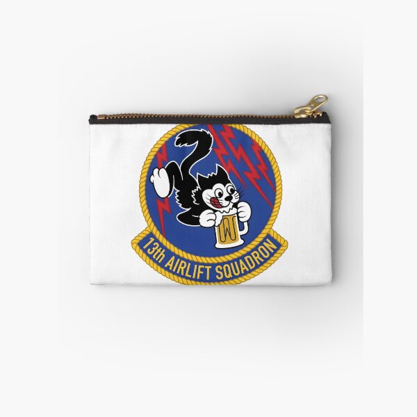 Item preview, USAF 13th Airlift Squadron "Grim Reapers / Lucky 13" Emblem Patch designed and sold by CharlieDesings.