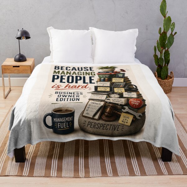 Item preview, Because Managing People is Hard - Business Owner Edition designed and sold by DrNelsonsStore.