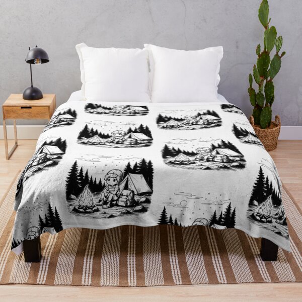 Item preview, Camping Forest Backpaking designed and sold by Tanya Zevallos.