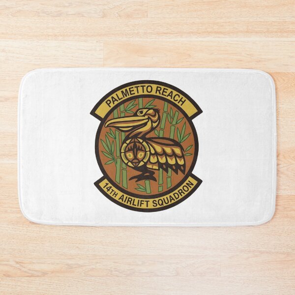 Item preview, USAF 14th Airlift Squadron "Pelicans" Palmetto Reach Patch designed and sold by CharlieDesings.