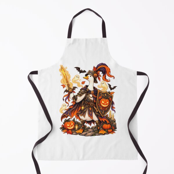 Item preview, Halloween Knight Goose – Paladin RPG with Pumpkin Sword and Shield designed and sold by J-Impression.