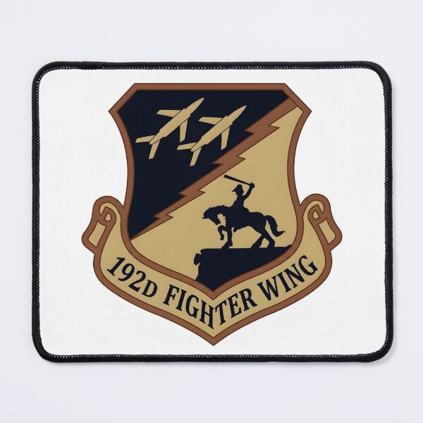 Item preview, USAF 192d Fighter Wing Virginia Air National Guard Crest Patch designed and sold by CharlieDesings.