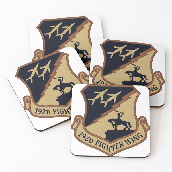 Item preview, USAF 192d Fighter Wing Virginia Air National Guard Crest Patch designed and sold by CharlieDesings.