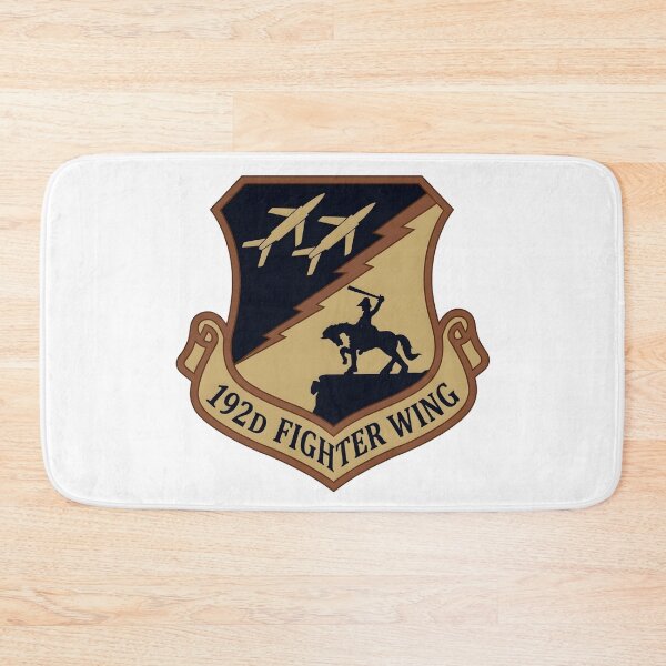 Item preview, USAF 192d Fighter Wing Virginia Air National Guard Crest Patch designed and sold by CharlieDesings.