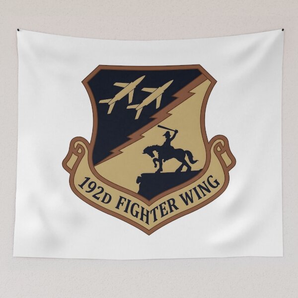 Item preview, USAF 192d Fighter Wing Virginia Air National Guard Crest Patch designed and sold by CharlieDesings.
