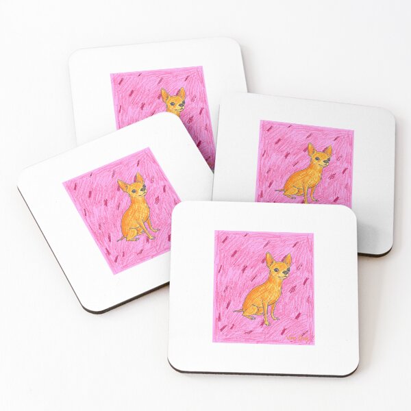 Item preview, Chihuahua Dog Drawing – Childlike Hand Drawn Art by Van Dog designed and sold by PhokaPhokich.
