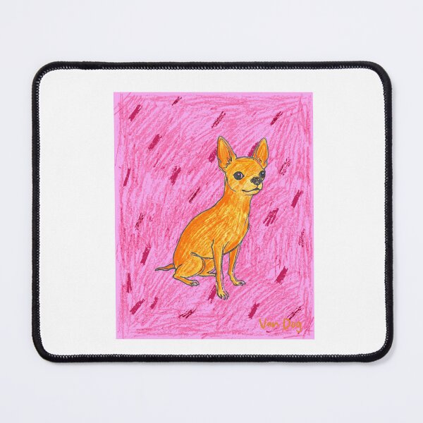 Item preview, Chihuahua Dog Drawing – Childlike Hand Drawn Art by Van Dog designed and sold by PhokaPhokich.