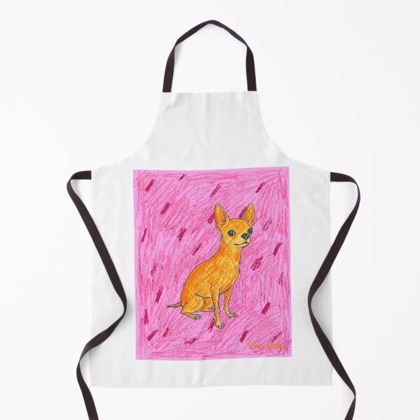 Item preview, Chihuahua Dog Drawing – Childlike Hand Drawn Art by Van Dog designed and sold by PhokaPhokich.