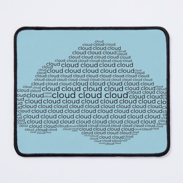 Item preview, Cloud with the word "cloud" written on it designed and sold by snoWorkshop.