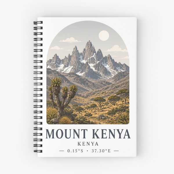 Item preview, Mount Kenya Coordinates designed and sold by ChicClicker.
