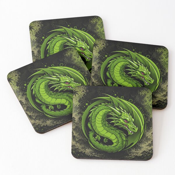 Item preview, Emerald Dragon Spirit: Ancient Asian Warrior Art designed and sold by Fei Long Design Hub.