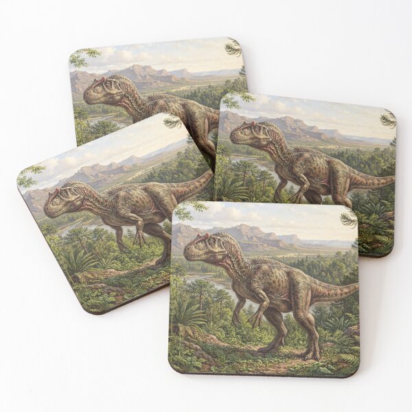 Item preview, Realistic Allosaurus Paleoart, Jurassic Dinosaur Illustration I designed and sold by Yaremchuk.