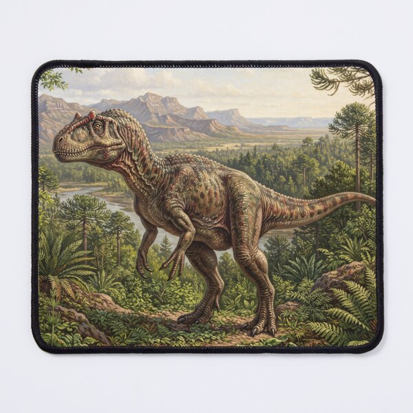 Item preview, Realistic Allosaurus Paleoart, Jurassic Dinosaur Illustration I designed and sold by Yaremchuk.